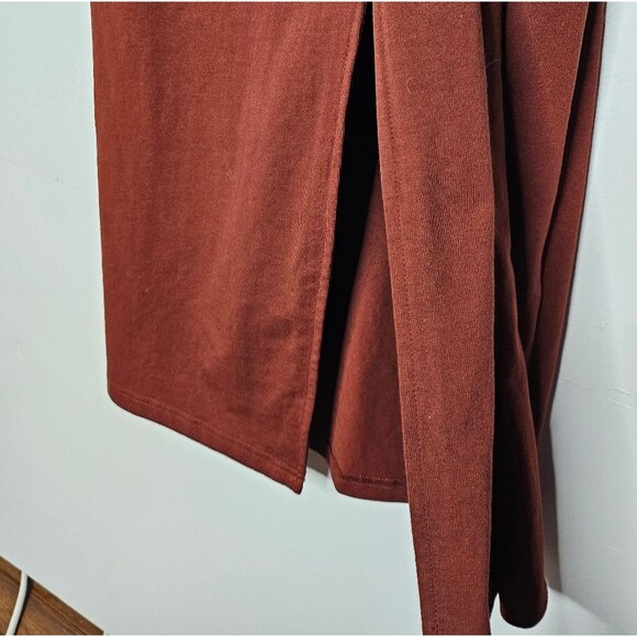 Kourt Anthropologie Sheath Dress Cutout Cap Sleeve Side Slit Special Ocassion XS - Picture 6 of 11